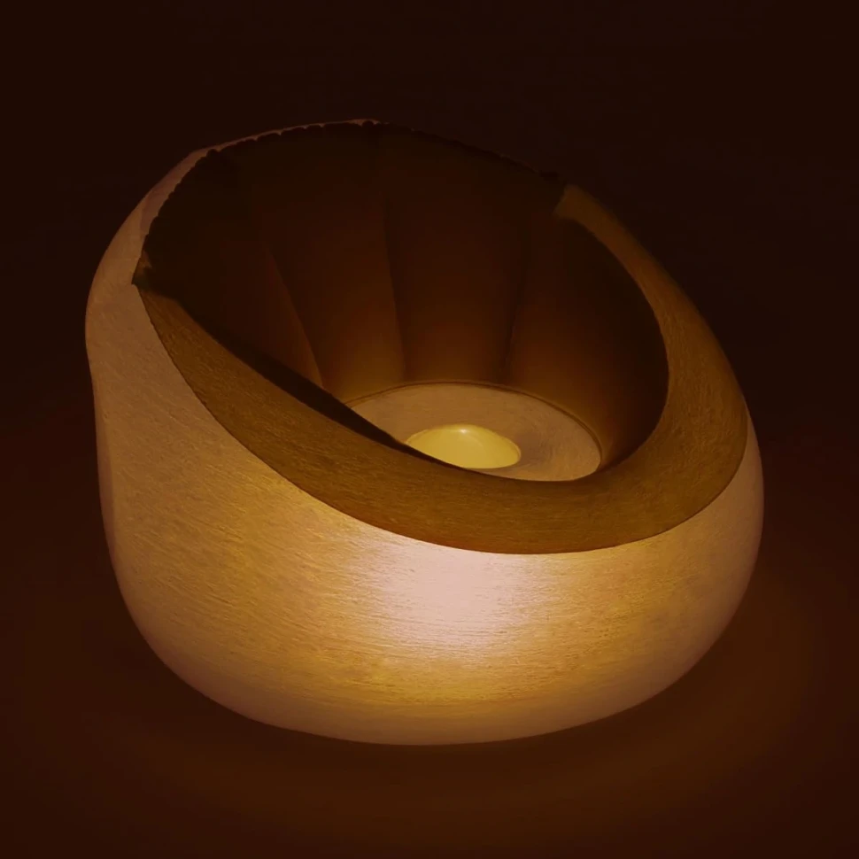 Надувне крісло Bestway 75086 (102x97x71 см) з LED підсвічуванням