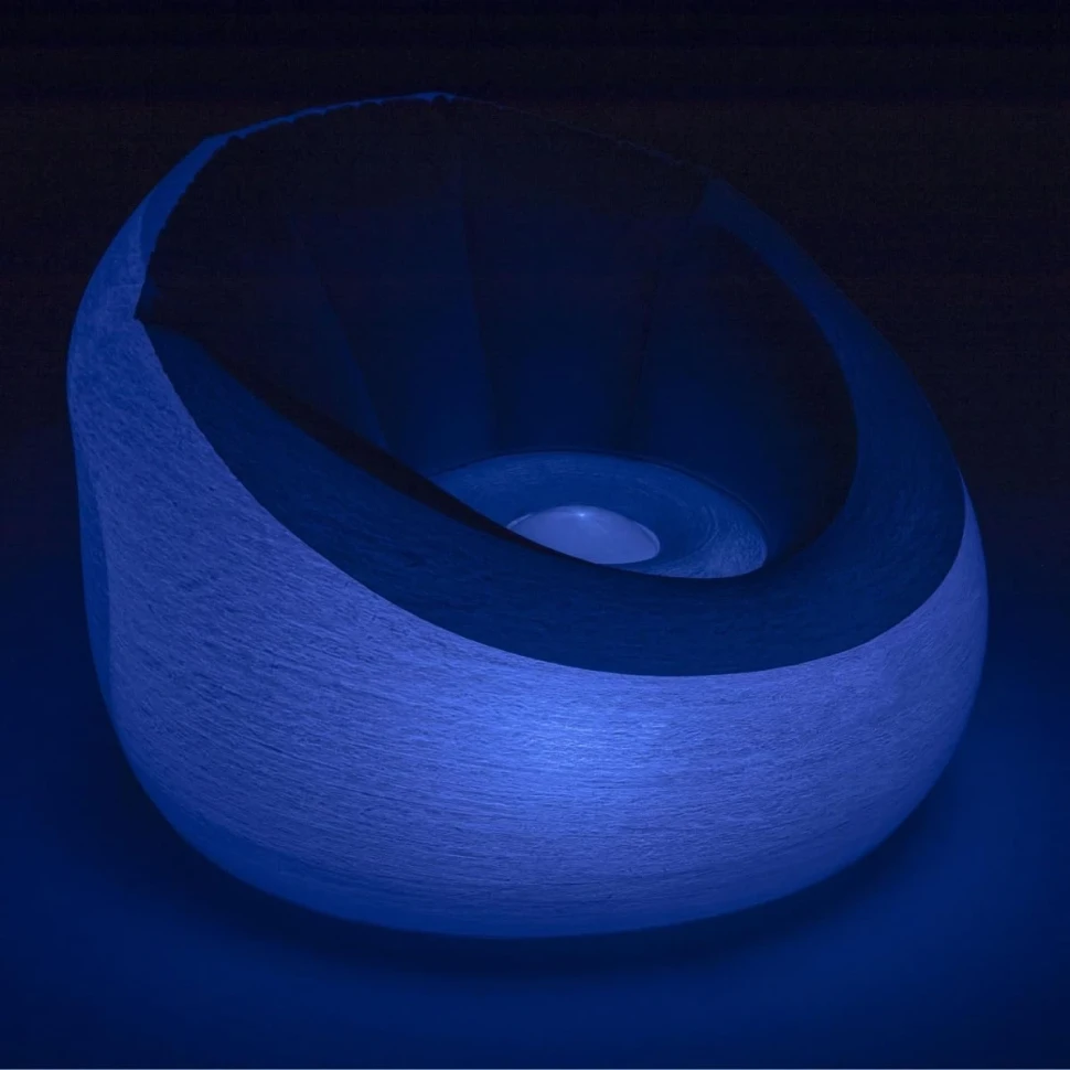 Надувне крісло Bestway 75086 (102x97x71 см) з LED підсвічуванням