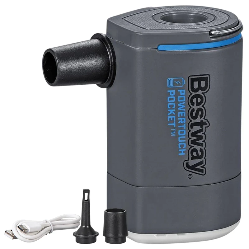 Насос електричний Bestway 62322 (200 л/хв, акумулятор 1600 mAh, LED-підсвічування, USB)