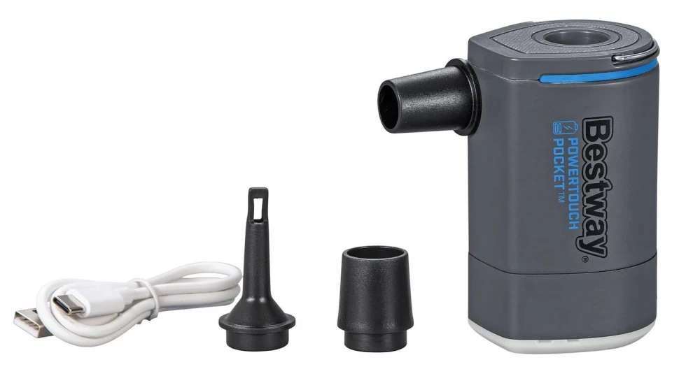 Насос електричний Bestway 62322 (200 л/хв, акумулятор 1600 mAh, LED-підсвічування, USB)