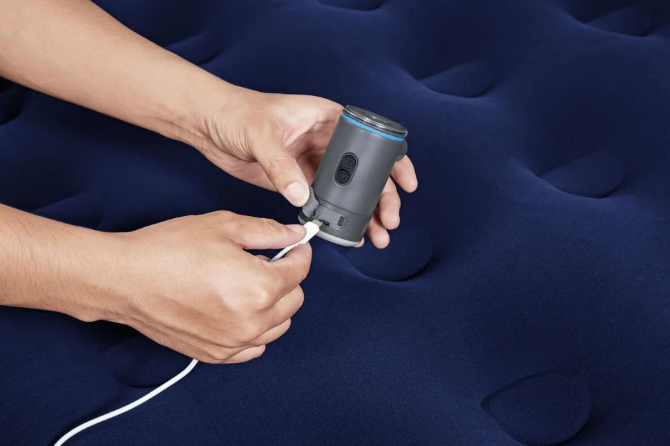 Насос електричний Bestway 62322 (200 л/хв, акумулятор 1600 mAh, LED-підсвічування, USB)