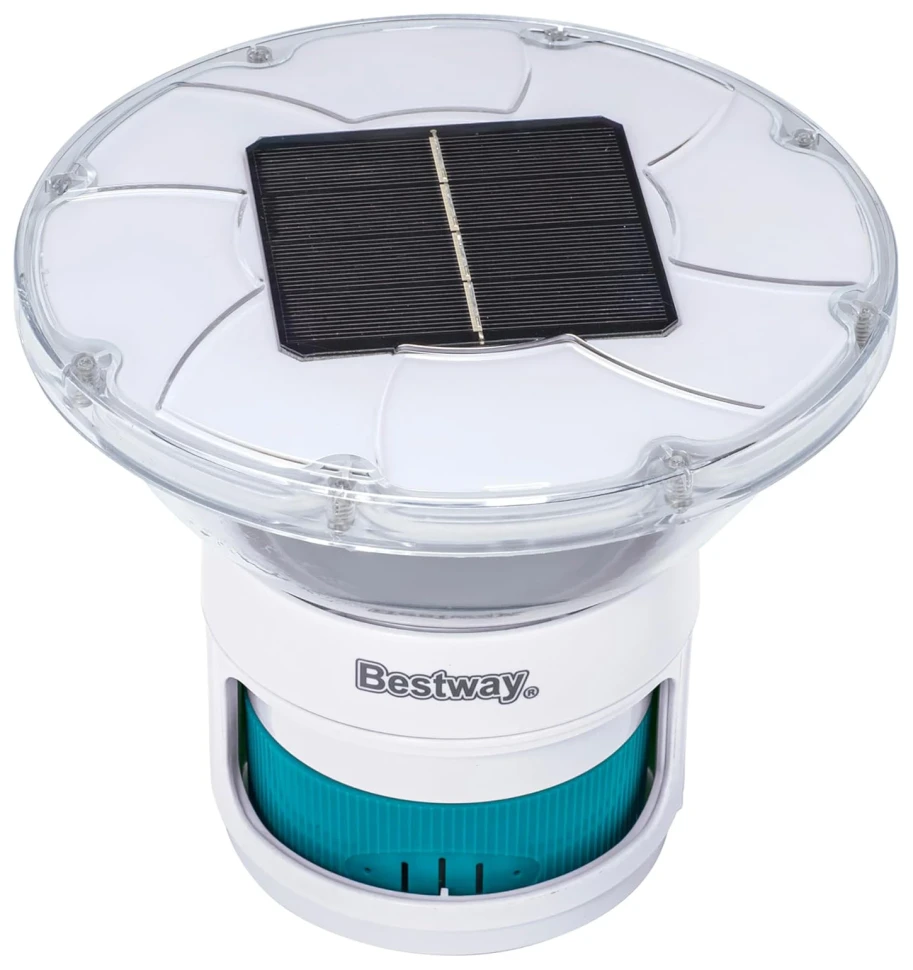 Поплавковий дозатор для хімії Bestway 58943 на сонячній енергії, LED підсвічування, пульт ДУ