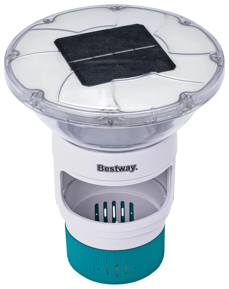Поплавковий дозатор для хімії Bestway 58943 на сонячній енергії, LED підсвічування, пульт ДУ
