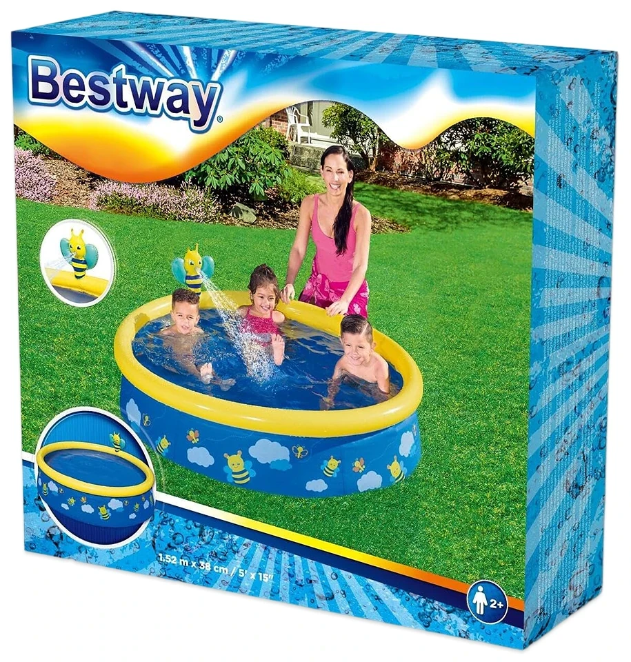Надувной бассейн Bestway 57326 (152x38 см) с разбрызгивателем