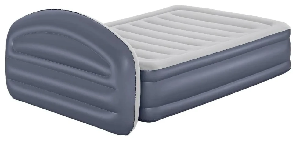Надувне ліжко Bestway 671BD (229x152x84) з узголів'ям, вбудований насос