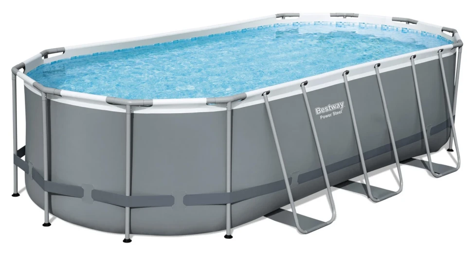 Каркасний басейн Bestway 56710 (549x274x122 см) насос-фільтр, драбина, тент