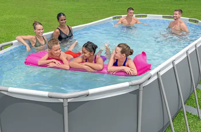 Каркасний басейн Bestway 56710 (549x274x122 см) насос-фільтр, драбина, тент