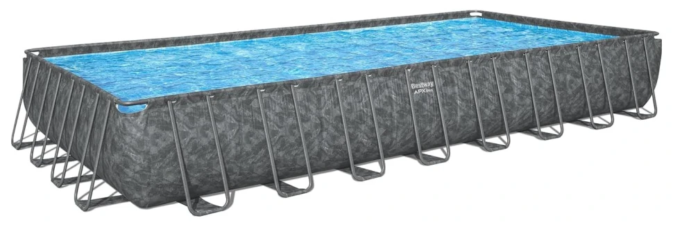 Каркасний басейн Bestway 561KJ (956x488x132 см) пісочний насос-фільтр, сходи, тент, наповнювач для фільтра