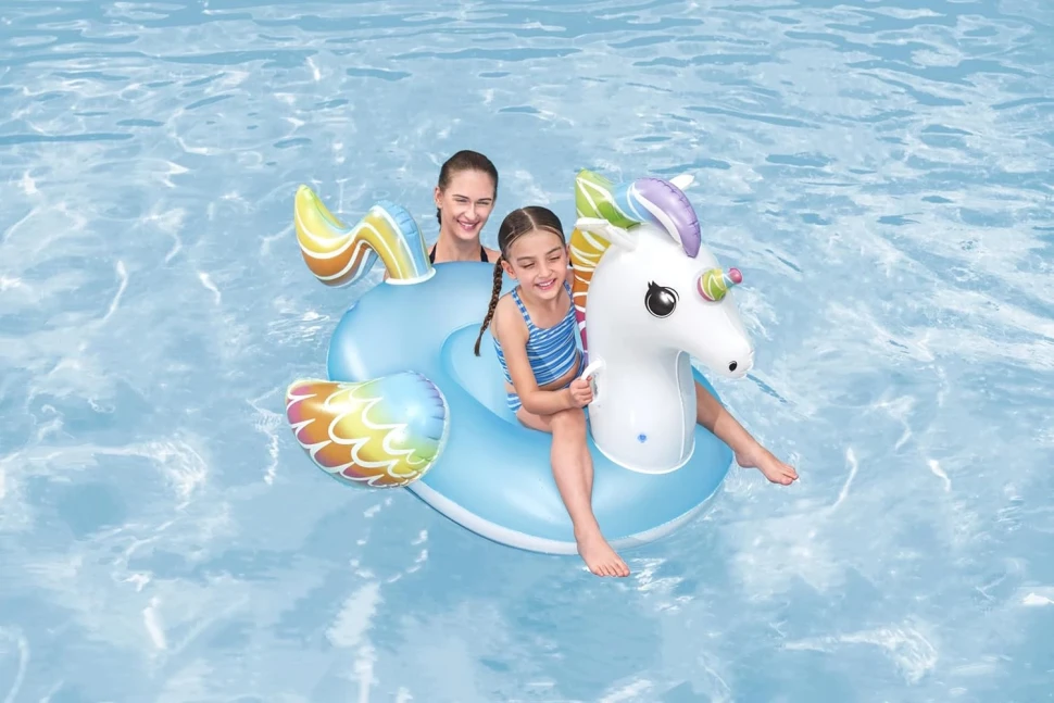 Надувний плотик Bestway 41114 Єдиноріг (163x110x95,5 см)