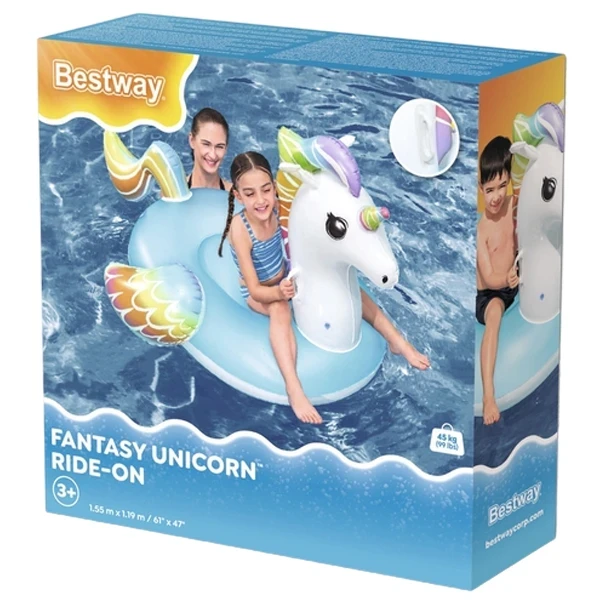 Надувний плотик Bestway 41114 Єдиноріг (163x110x95,5 см)