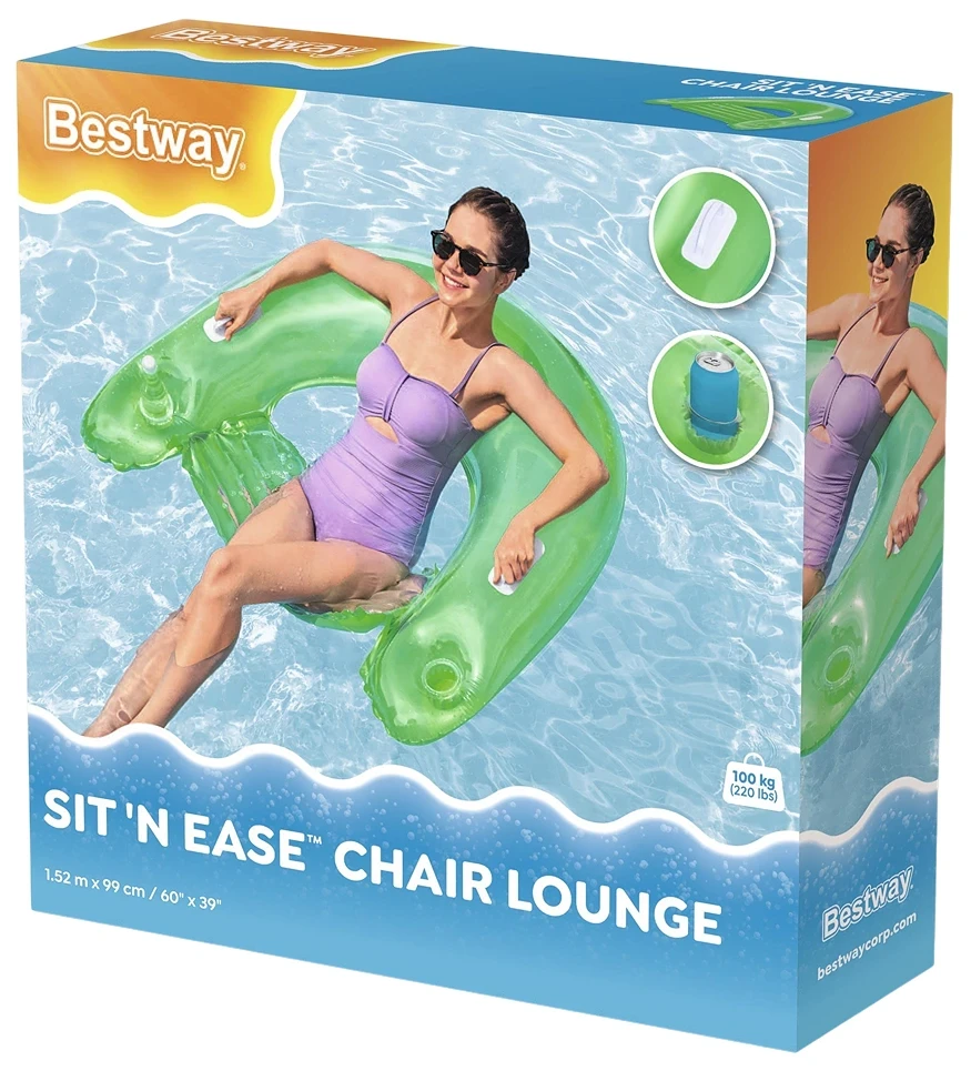 Надувний плотик Bestway 43118 (126x95x31 см)