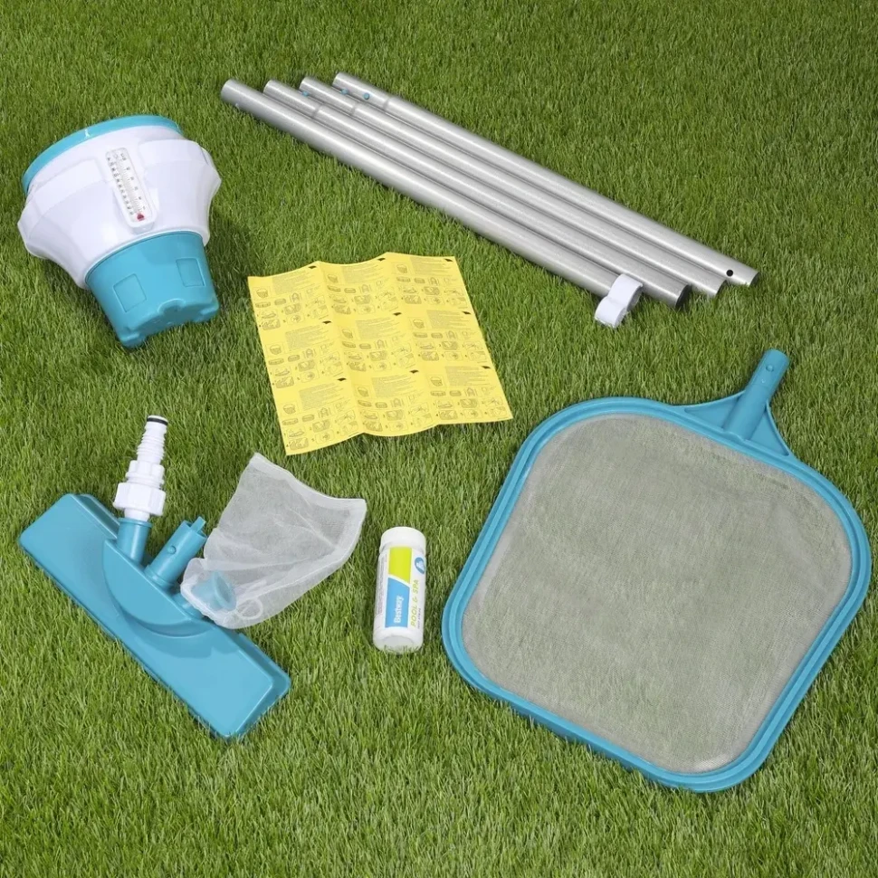 Набор для ухода за бассейном Bestway 58794 (вакуумная насадка, сачок, штанга, дозатор)