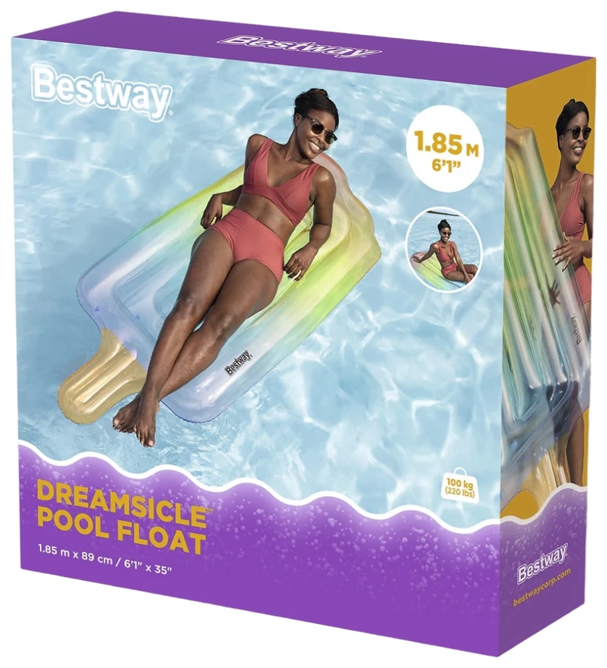 Надувний матрац Bestway 43161 Морозиво (180x75x17,5 см)