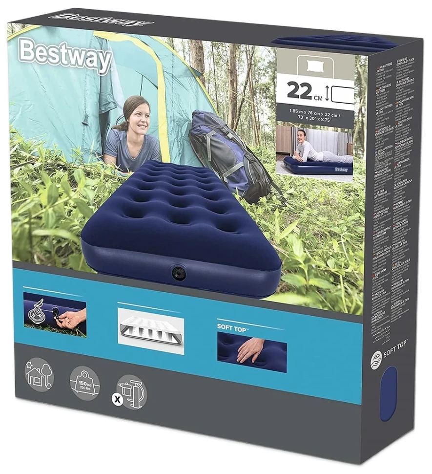 Надувной матрас Bestway 67000 (185x76x22)