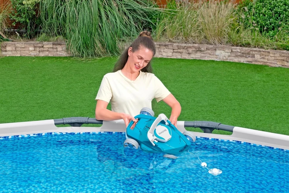 Автономний робот пилосос Bestway 58765 AquaTronix G200 для очищення басейну