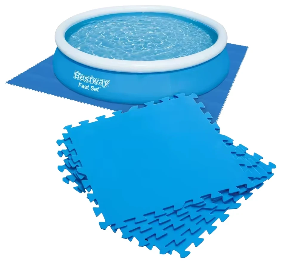 Подстилка пазл модульная Bestway 58220 (50x50 см, 9 шт.) для бассейна и СПА