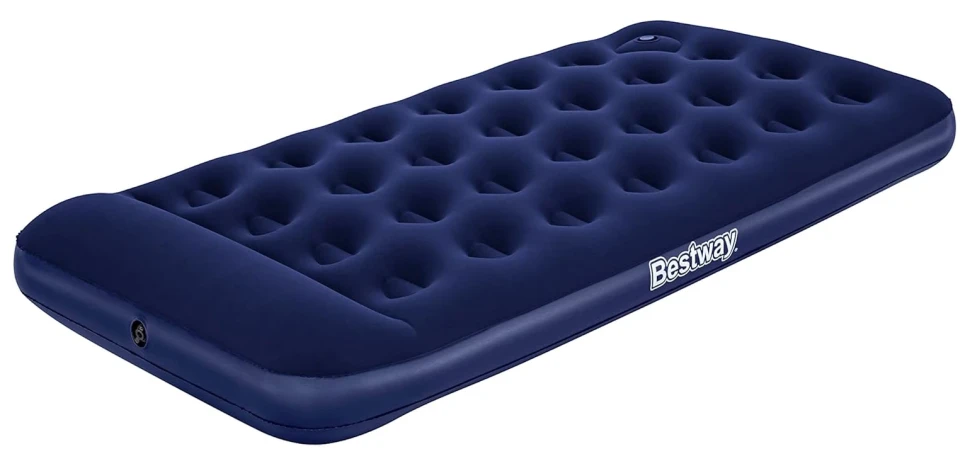 Надувной матрас Bestway 67224 (188x99x28) с подголовником, встроенный ножной насос