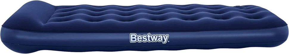 Надувной матрас Bestway 67224 (188x99x28) с подголовником, встроенный ножной насос