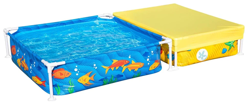 Каркасний дитячий басейн Bestway 561CF (213x122x30,5 см) з пісочницею