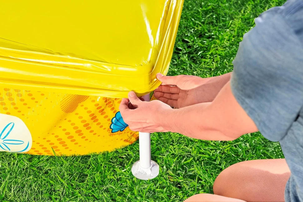 Каркасний дитячий басейн Bestway 561CF (213x122x30,5 см) з пісочницею