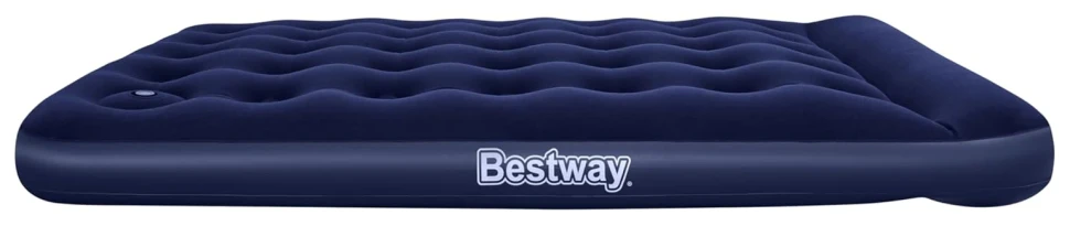 Надувной матрас Bestway 67225 (191x137x28) с подголовником, встроенный ножной насос