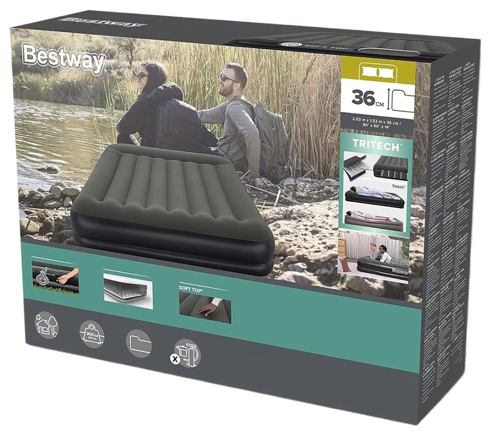 Надувне ліжко Bestway 67699 (203x152x36 см)