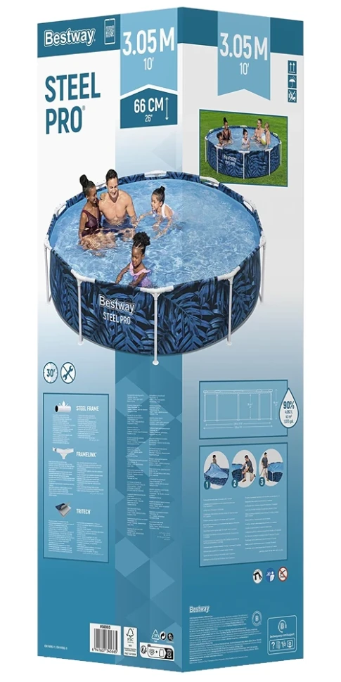 Каркасний басейн Bestway 56985 (305x66 см)
