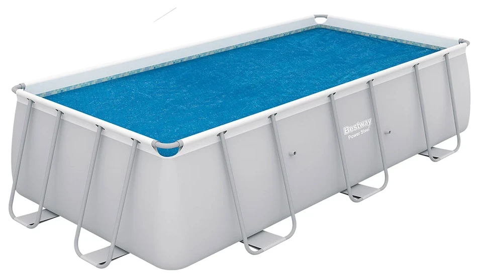 Тент теплосберегающий для бассейна Bestway 58240 (380x180 см, прямоугольный) Solar Cover