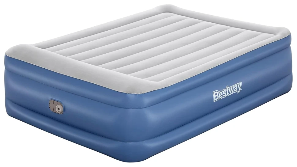 Надувне ліжко Bestway 67614 (203x152x56 см) з вбудованим насосом