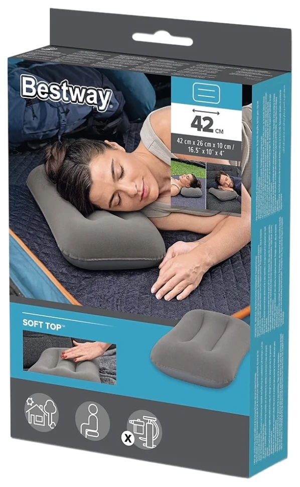 Надувна подушка Bestway 67121 (42x26x10 см)