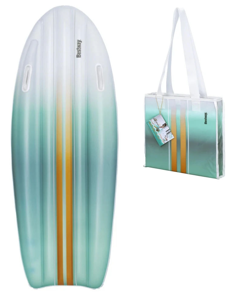 Надувний плотик Bestway 42072 (178x56x16,5 см) + сумка-тоут