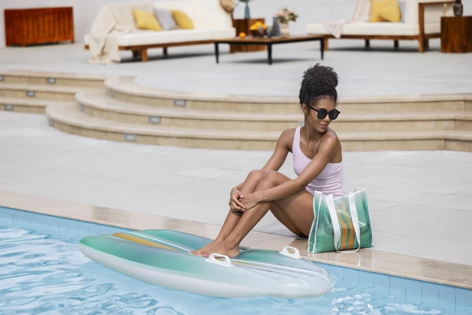 Надувний плотик Bestway 42072 (178x56x16,5 см) + сумка-тоут