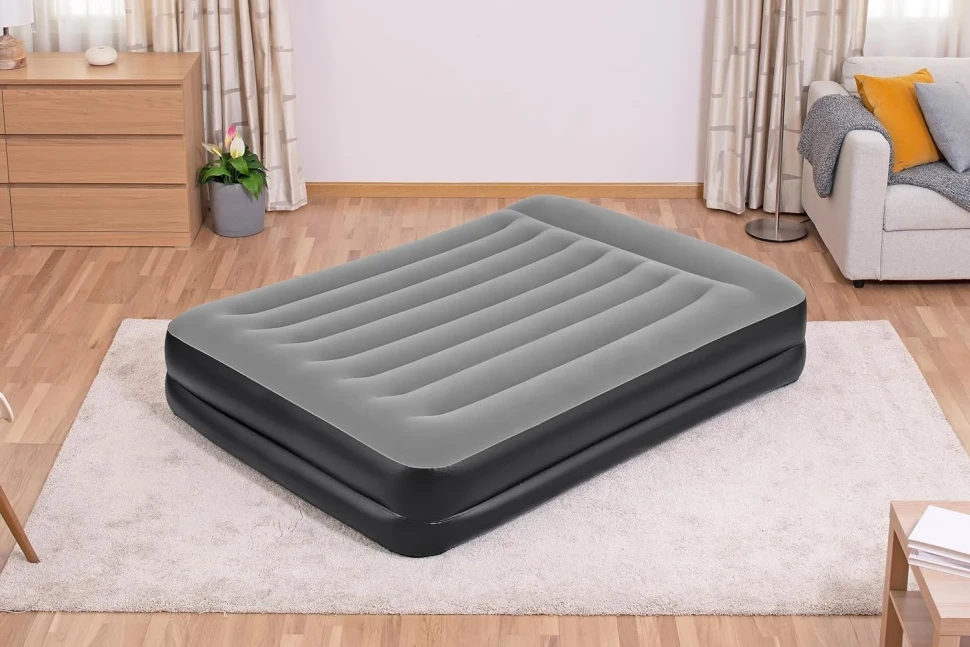 Надувне ліжко Bestway 67403 (203x152x46 см) з вбудованим насосом