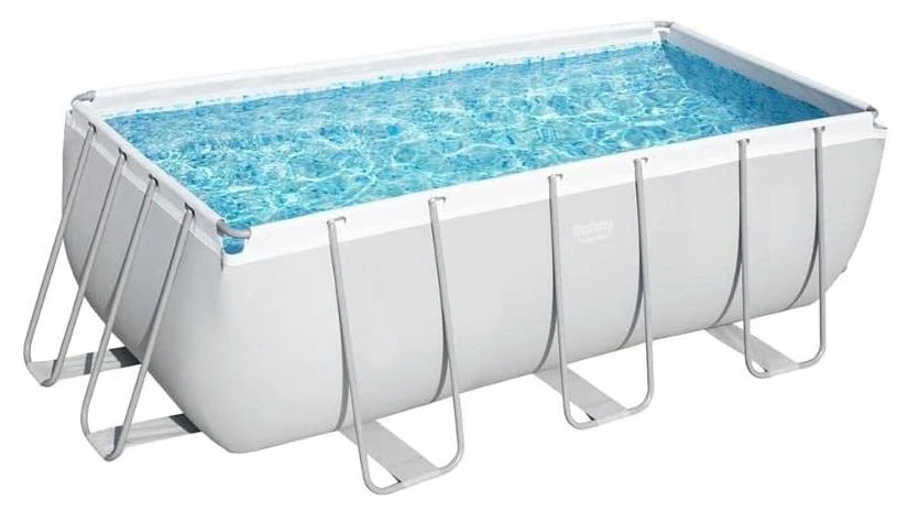 Каркасний басейн Bestway 56456 (412x201x122 см) насос-фільтр, драбина