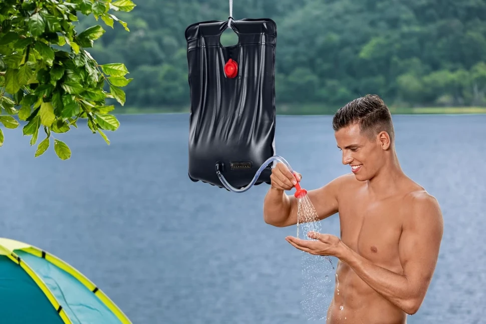 Похідний душ Bestway 58224 на 20 л, нагрівання від сонця