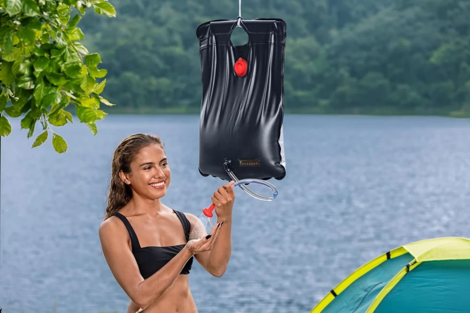 Похідний душ Bestway 58224 на 20 л, нагрівання від сонця