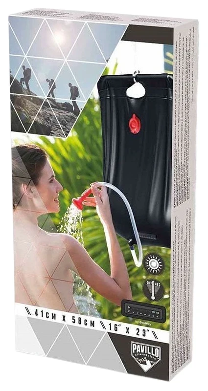 Похідний душ Bestway 58224 на 20 л, нагрівання від сонця