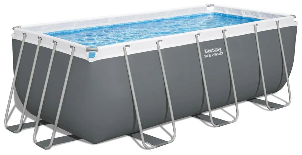 Каркасний басейн Bestway 56457 (412x201x122 см) пісочний насос-фільтр, драбина
