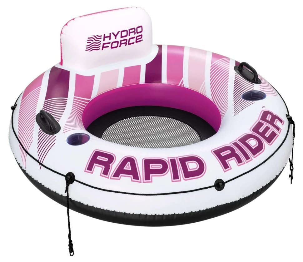 Надувне коло-крісло Bestway 43953 Rapid Rider (Ø122x48,5 см) з сіткою