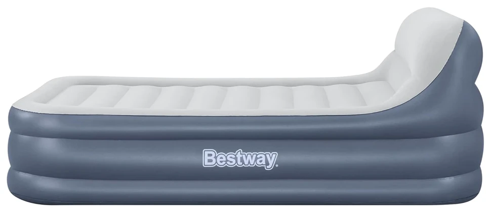 Надувная кровать Bestway 67923 (226x152x84) c изголовьем, встроенный насос