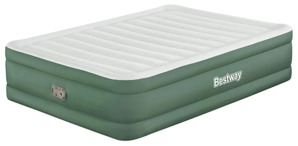 Надувная кровать Bestway 69646 (203x152x46) c встроенным насосом