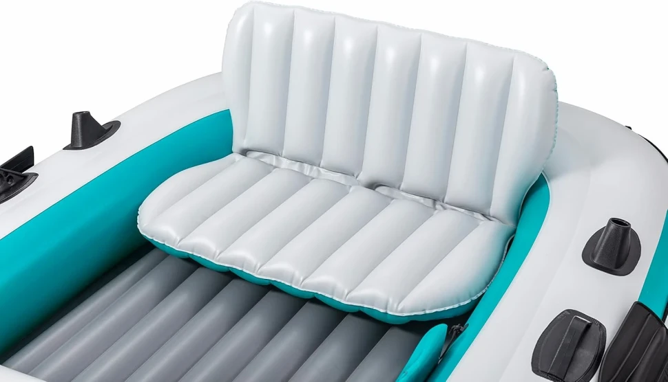 Човен надувний Bestway 65159 Adventure Elite X5 (364x166 см) весла, насос