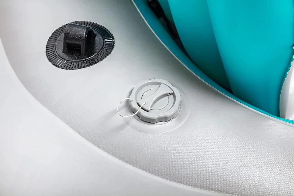 Човен надувний Bestway 65159 Adventure Elite X5 (364x166 см) весла, насос