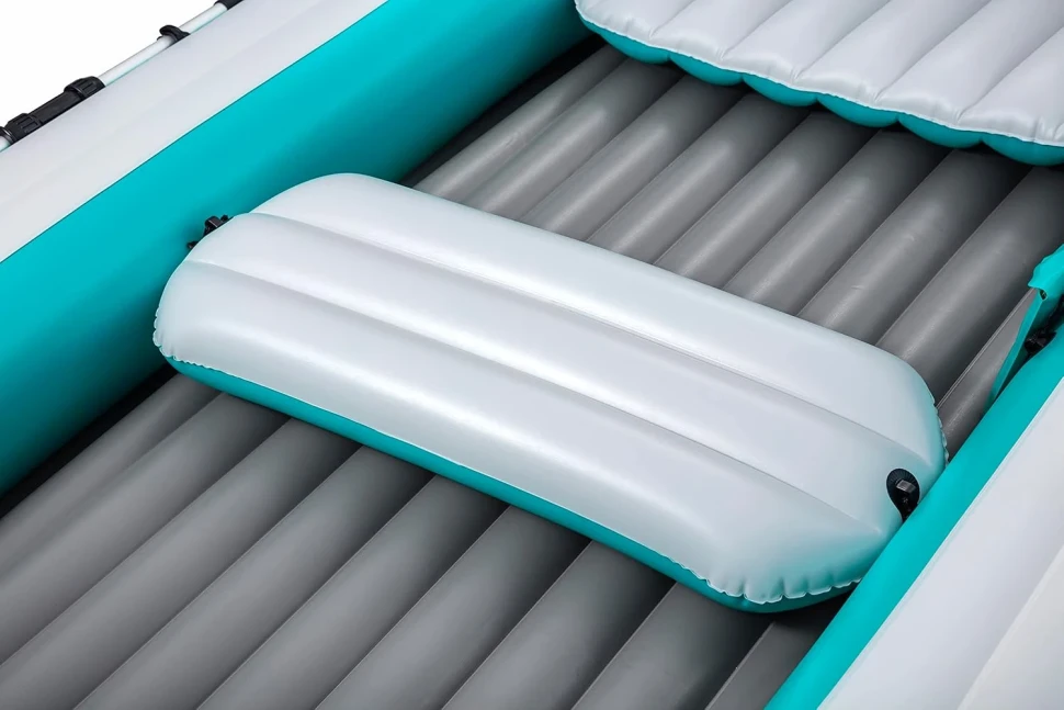 Човен надувний Bestway 65159 Adventure Elite X5 (364x166 см) весла, насос