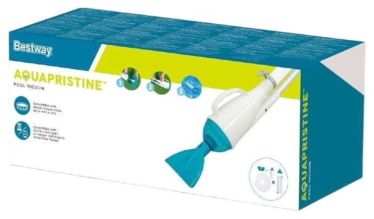 Набір для чищення басейну Bestway 58212 (пилосос від 2006 л/год, насадки, щітка, телескопічна ручка)