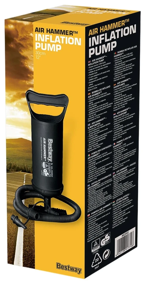 Насос ручний Bestway 62002 (0,85 л/цикл, висота 30 см)
